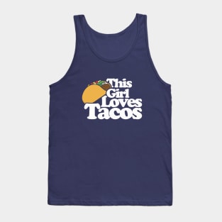 This girl loves tacos Tank Top